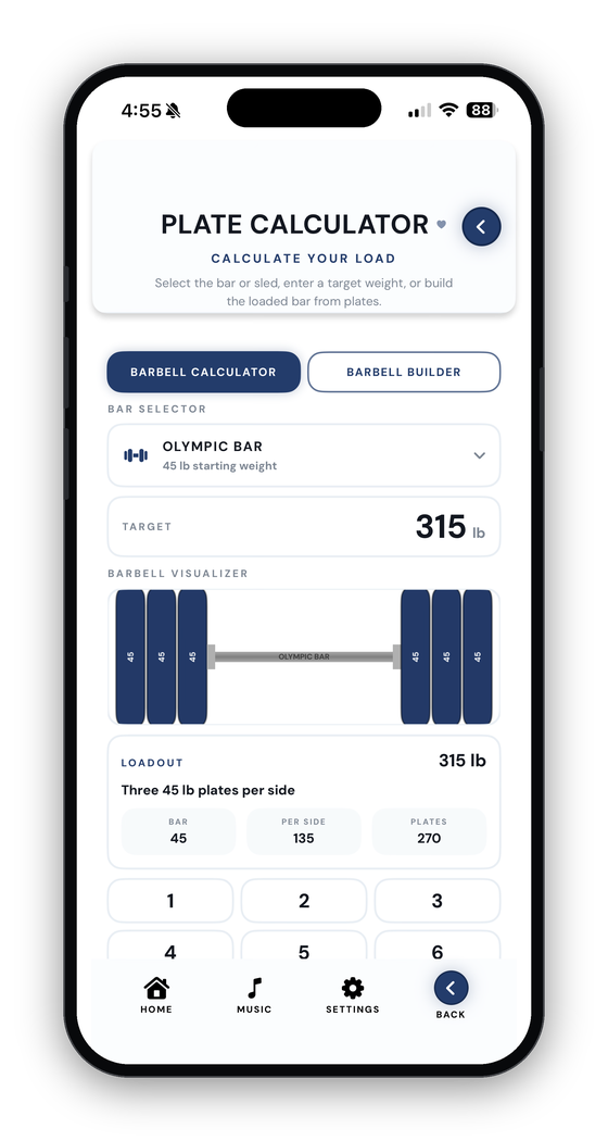 Plate calculator