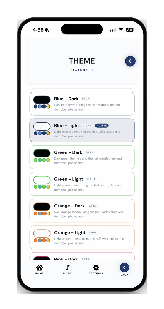 Theme picker